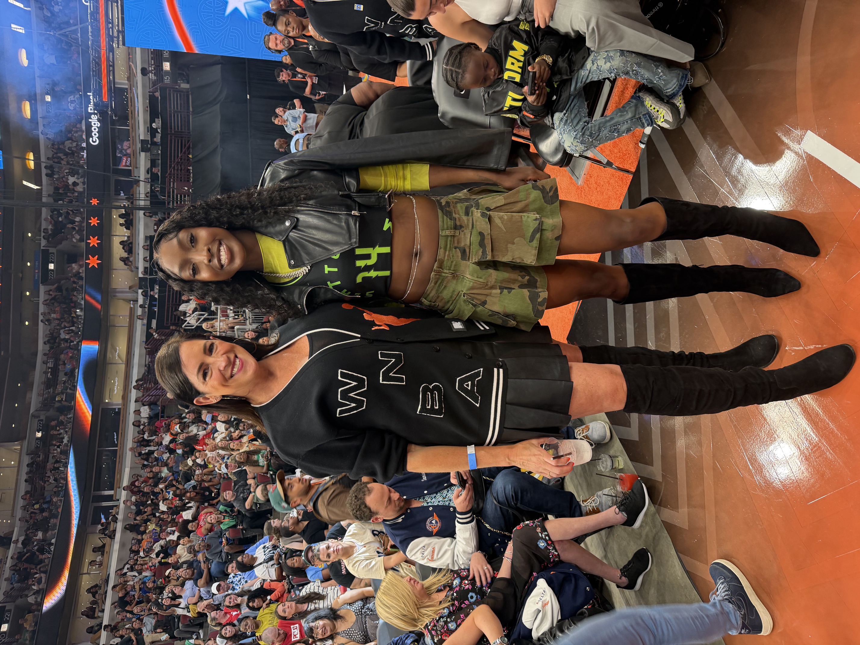 Sarah with Flau'jae Johnson